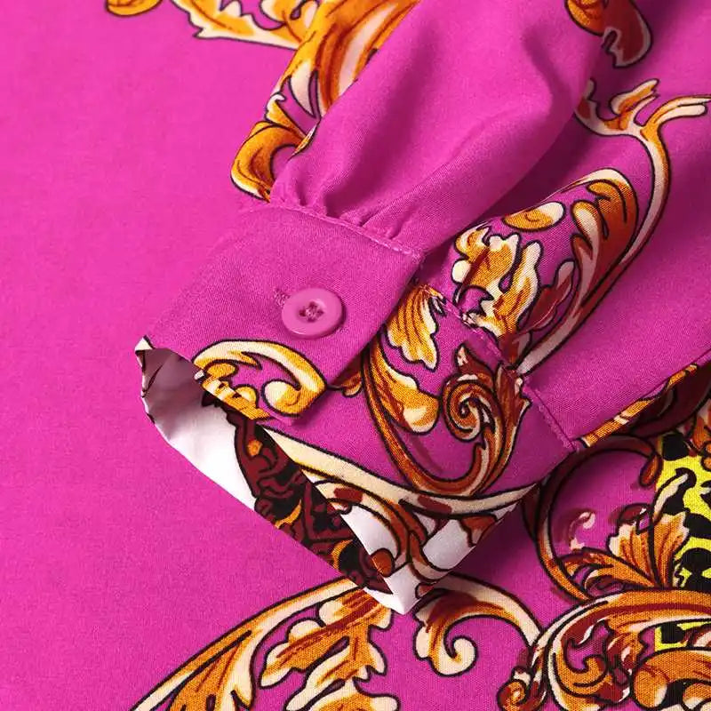 Bohemian Maxi Dress Belted Sundress For Party Long Sleeve