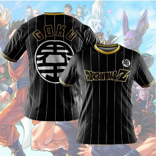Dragon Ball Wukong 3D Printed Breathable Quick Dry Sports T-Shirt for Parents and Children