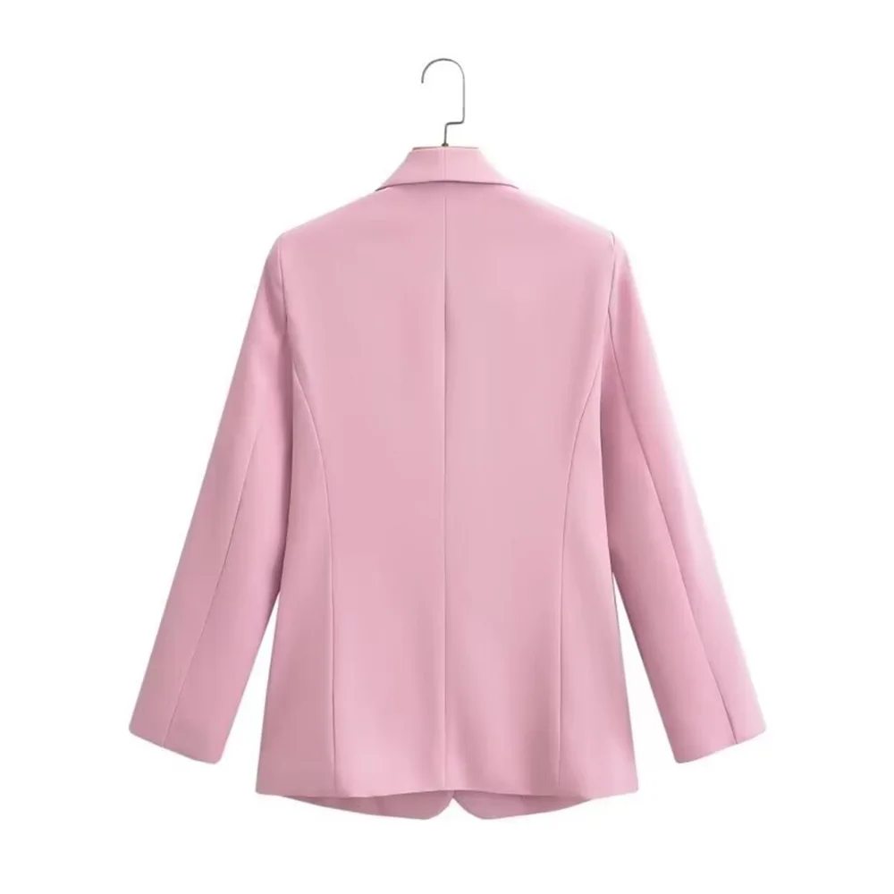 Autumn Women's Fashion Loose Dress and Collar Suit Jacket with Long Pants Two-Piece Set for Chic Style