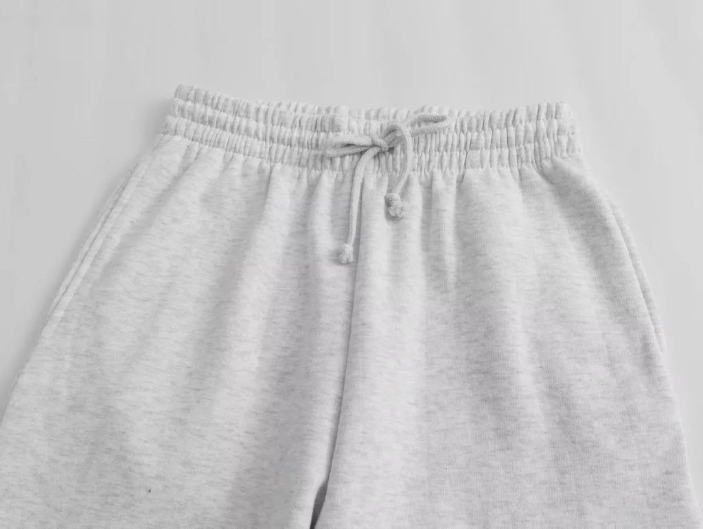 Women's Casual Sweater Pants Suit for Fall and Winter Elegant Sportswear Set