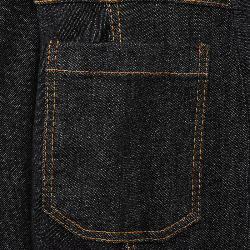 Women's Denim Pants Set 2 Piece Outfit with Long Sleeve Tops and Wide Leg Trousers for Casual Elegance