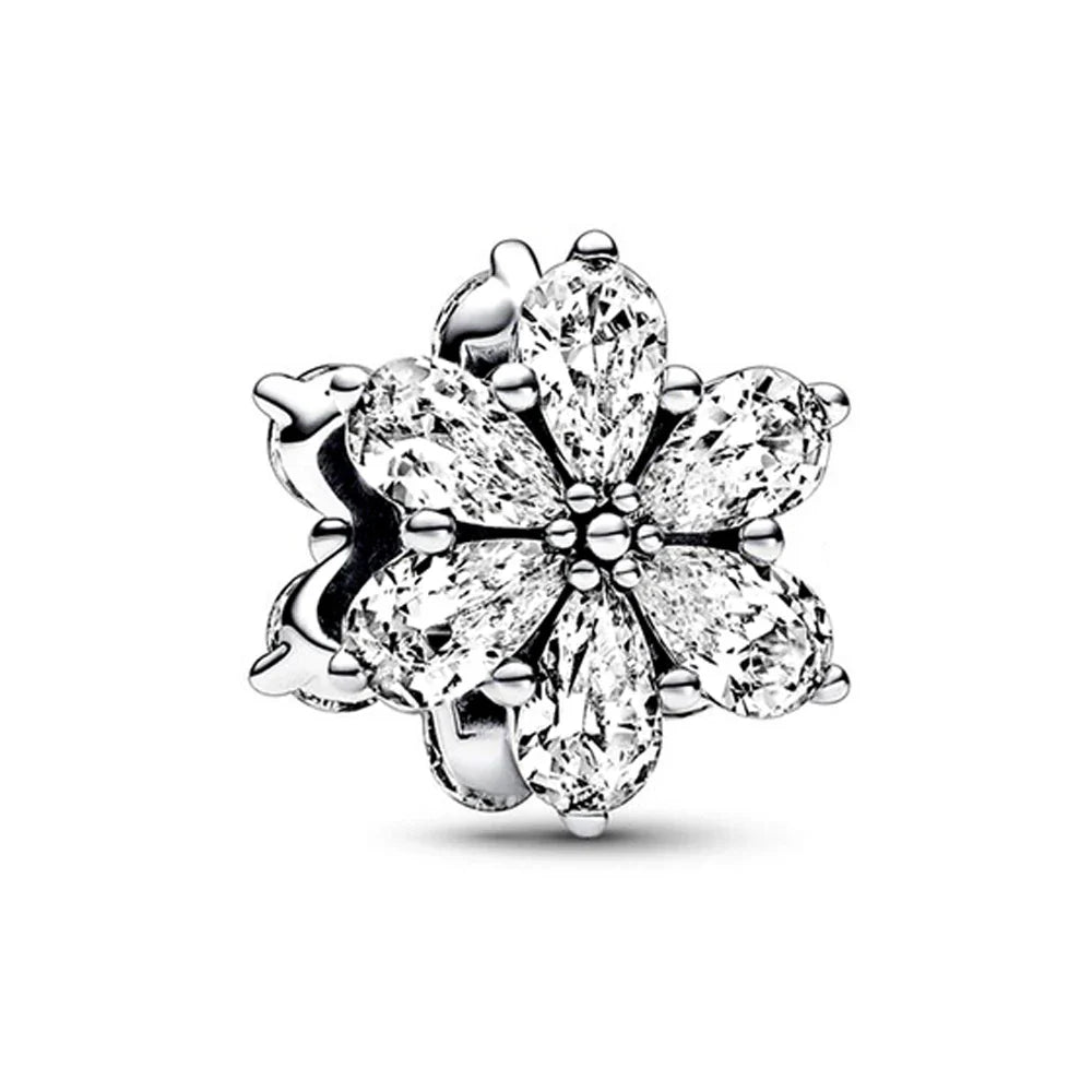 Heart and Angel Charms for 3mm Bracelets - 925 Silver DIY Jewelry Accessories for Women