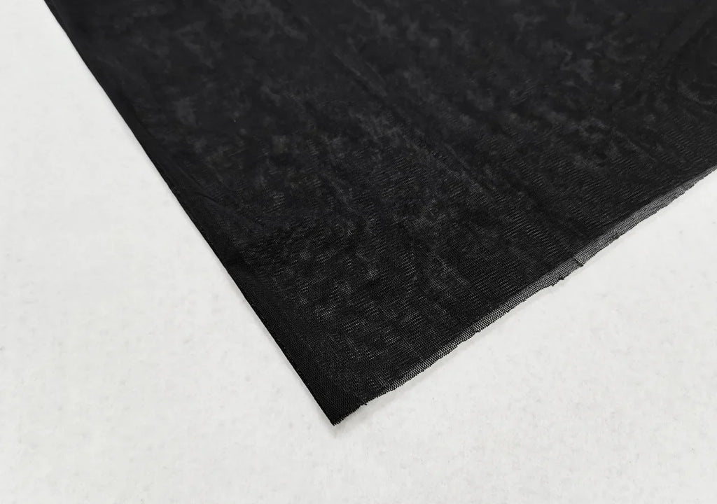 Black Mesh Beach Cover Up Dress For Women See Through