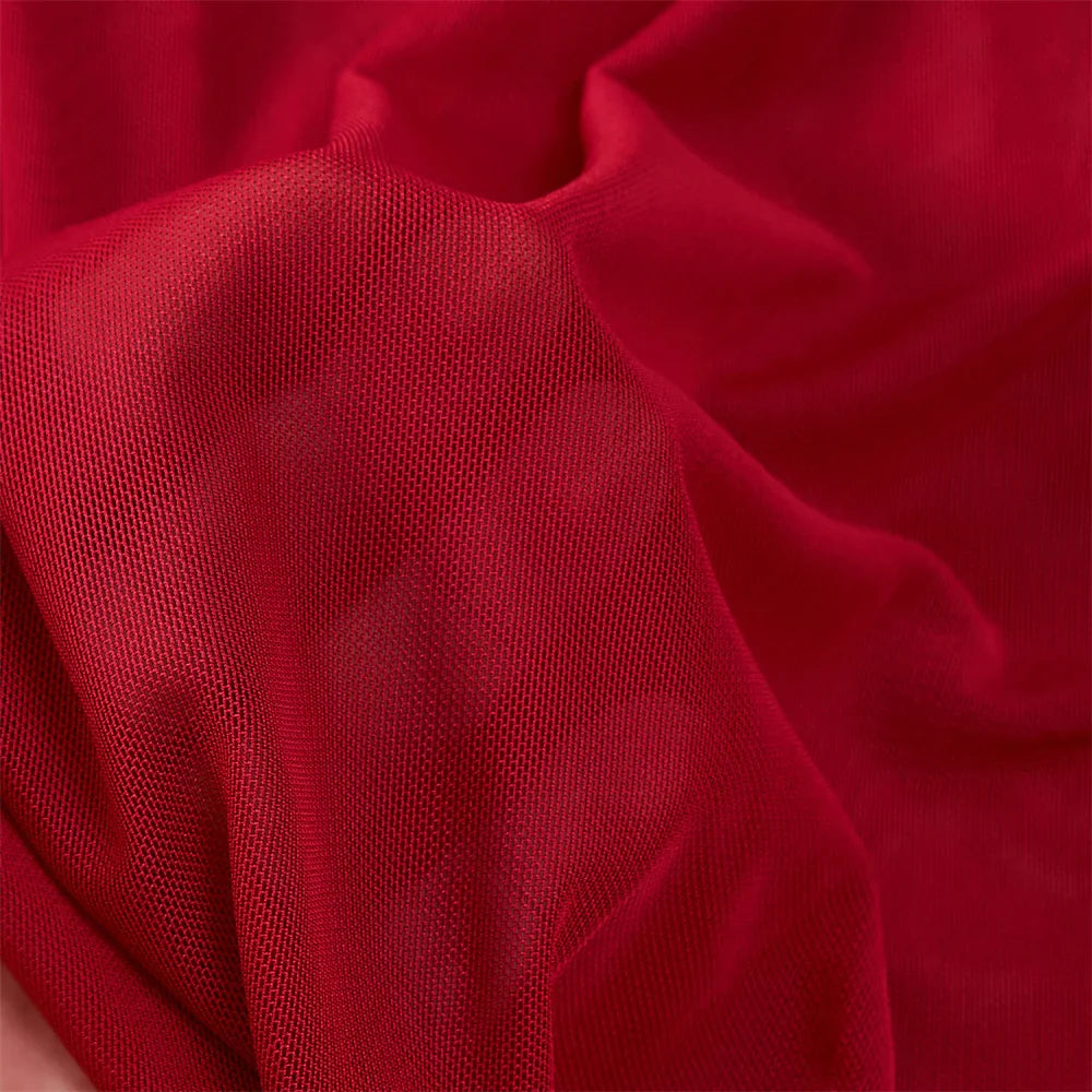 Backless Mesh Nightgown With Cross Strap Nightdress