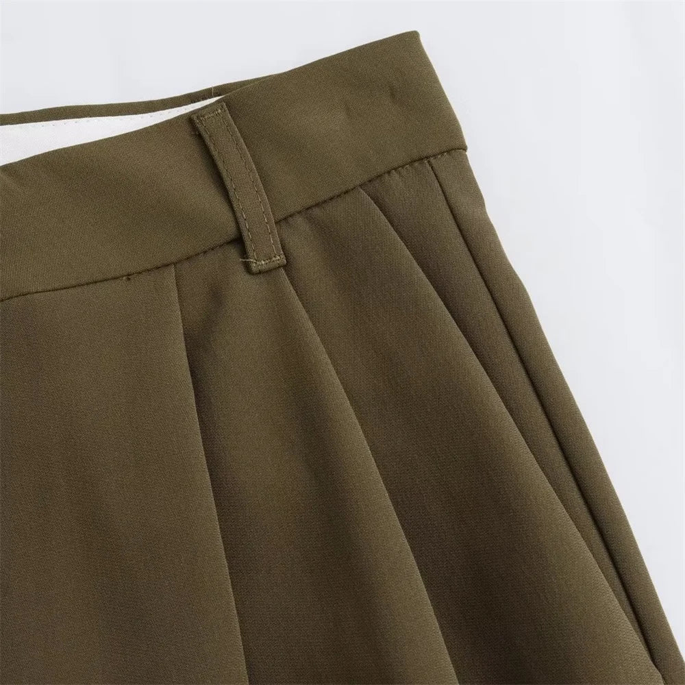 Women's Slim Fit Short Tank Top and Wide Leg Pants Set for Effortless Style and Comfort