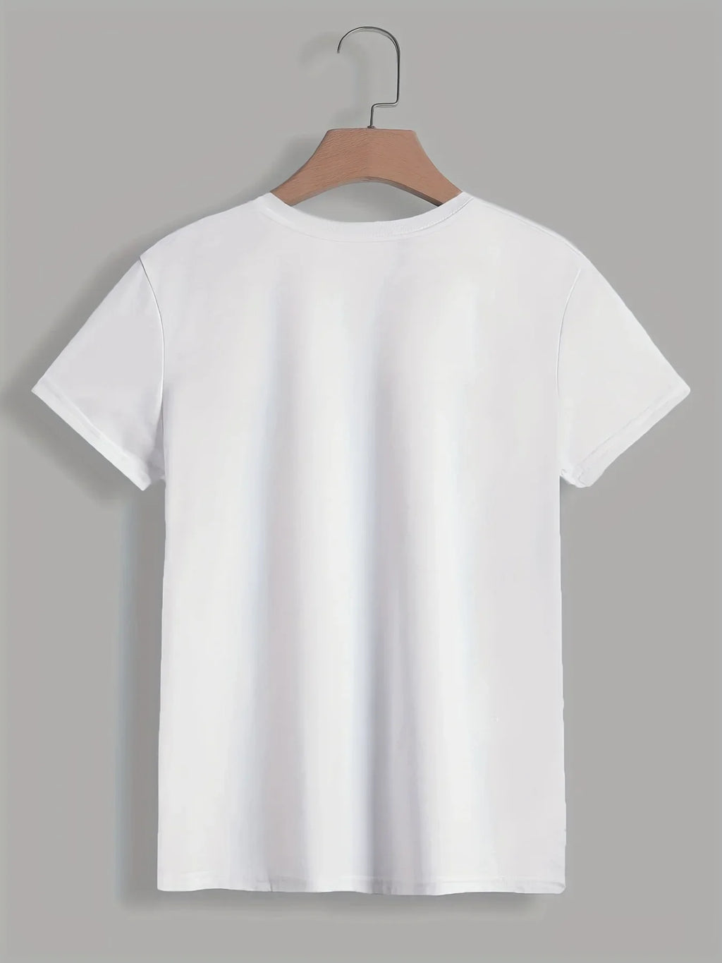 Women's Plus Size Face Print Short Sleeve T-Shirt - Comfortable Casual Tee with Stretch and Premium Soft Material