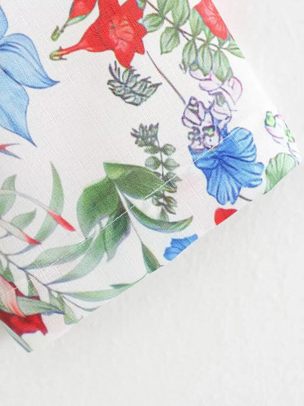 Women's Bohemian Casual Trousers Set with Long Sleeve Shirt and High Waisted Wide Leg Pants