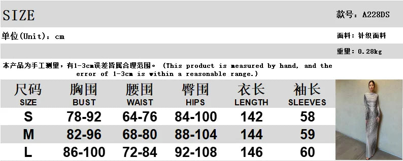 Autumn O Collar Long Sleeve Striped Evening Party Dress