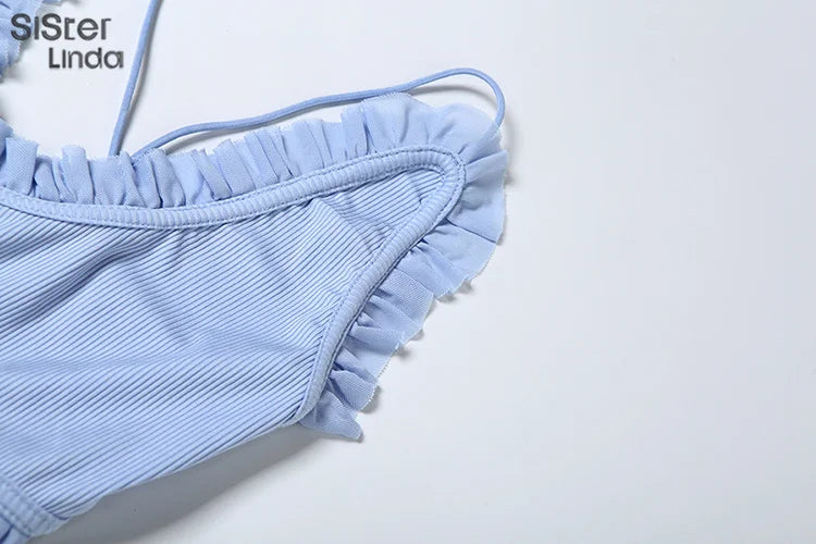 Junior Backless Halter Hollow Out Midi Calf Dress Style