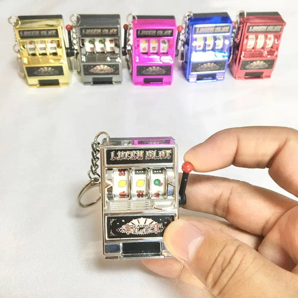 Creative Fruit Machine Keychain for Car Pendant Personalized Gift Accessories
