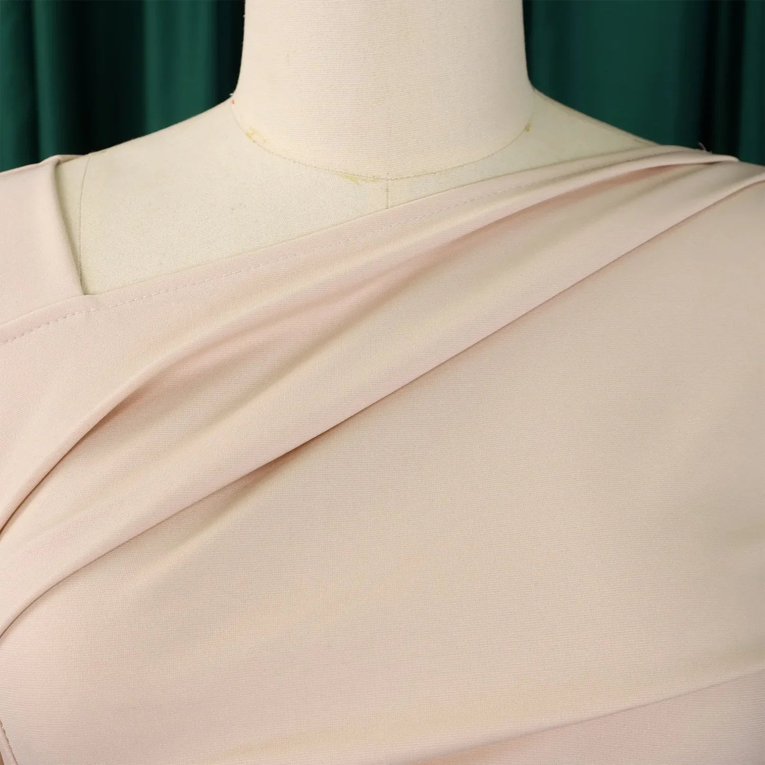 Professional Midi Office Dress for Women with Long Sleeves