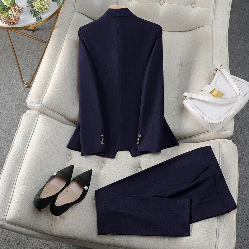 Blue Blazer for Women Professional Workwear Jacket