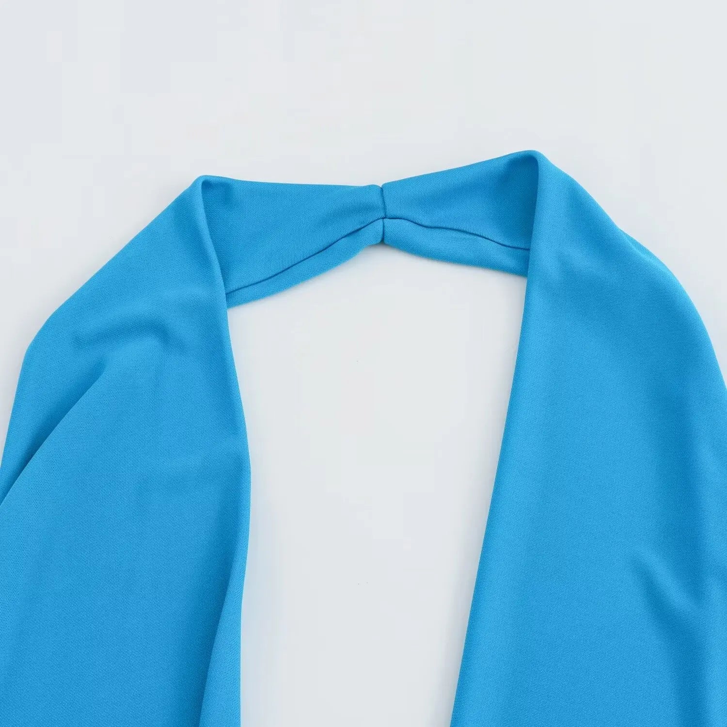 Blue Backless Off Shoulder Long Dress For Women Evening