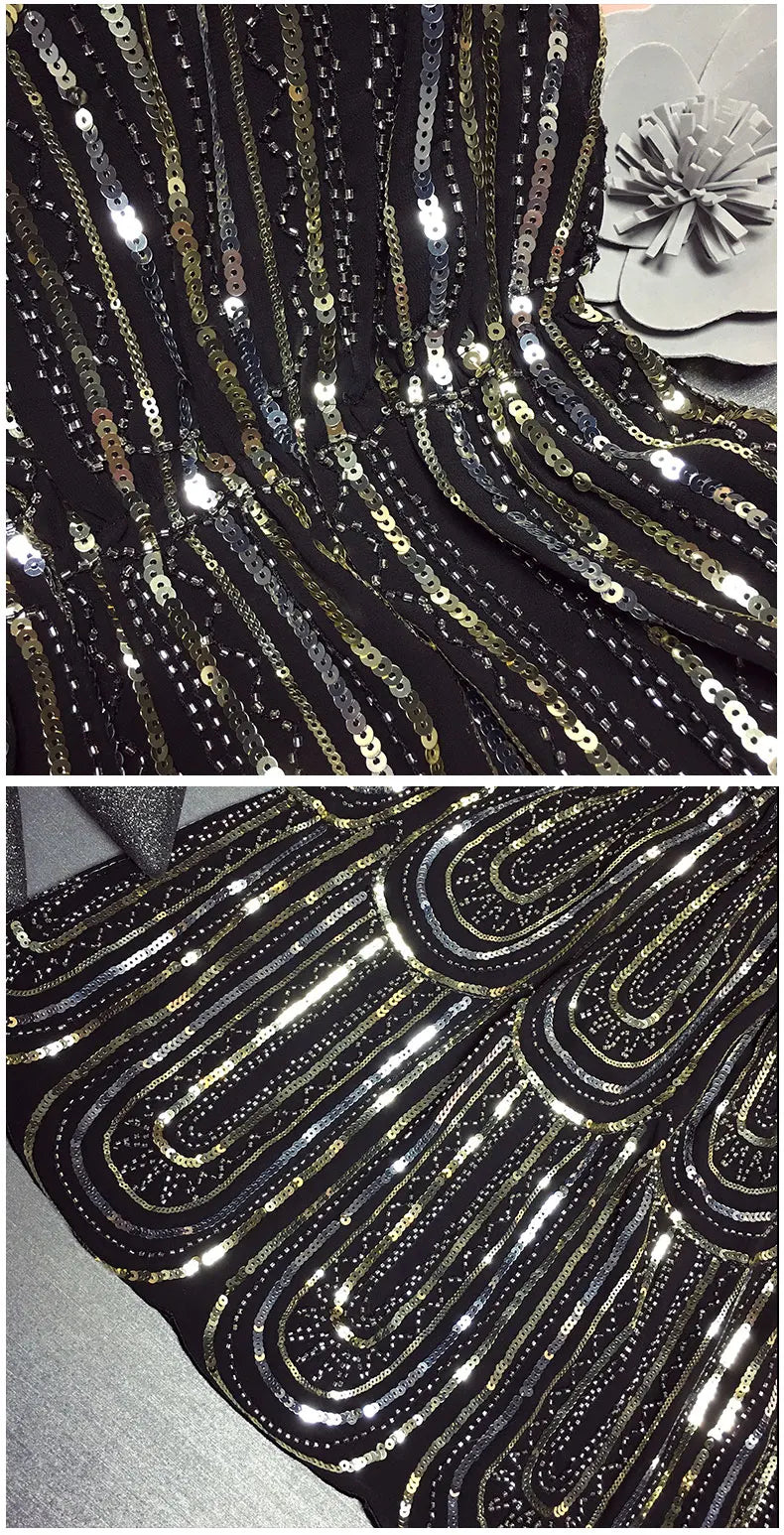 Sequin Mini Dress For Women Sleeveless Party Dress Casual