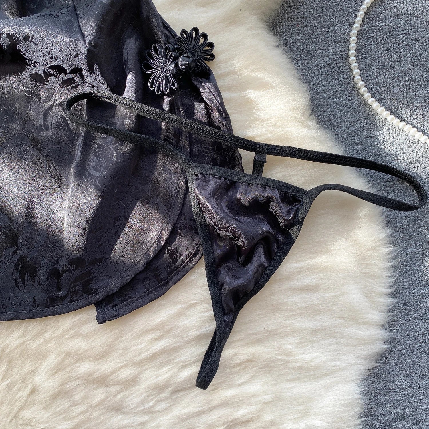 Sexy Anime Cosplay Qipao Bodysuit Nightgown Lingerie