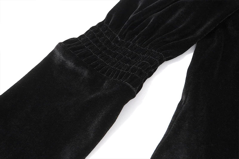 French Retro Patchwork Square Neck Dress For Evening Party