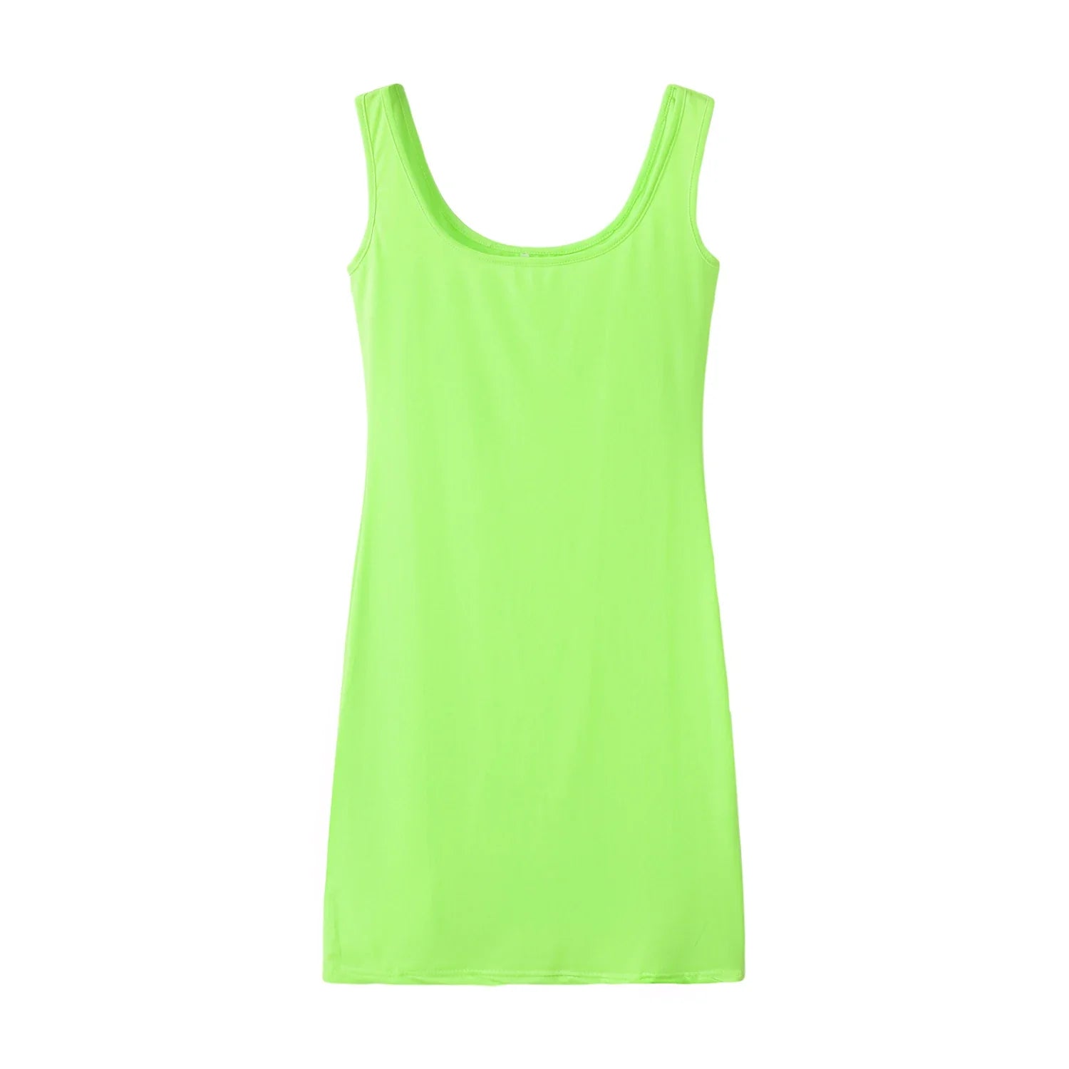 Women Solid Color Strap Casual Summer Sleeveless Dress