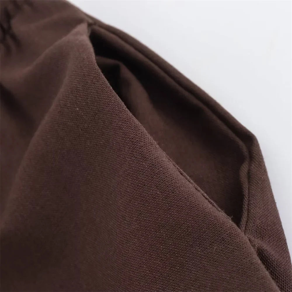 Casual Women's Solid Color Kimono Coat and Wide Leg Pants Set for Effortless Style