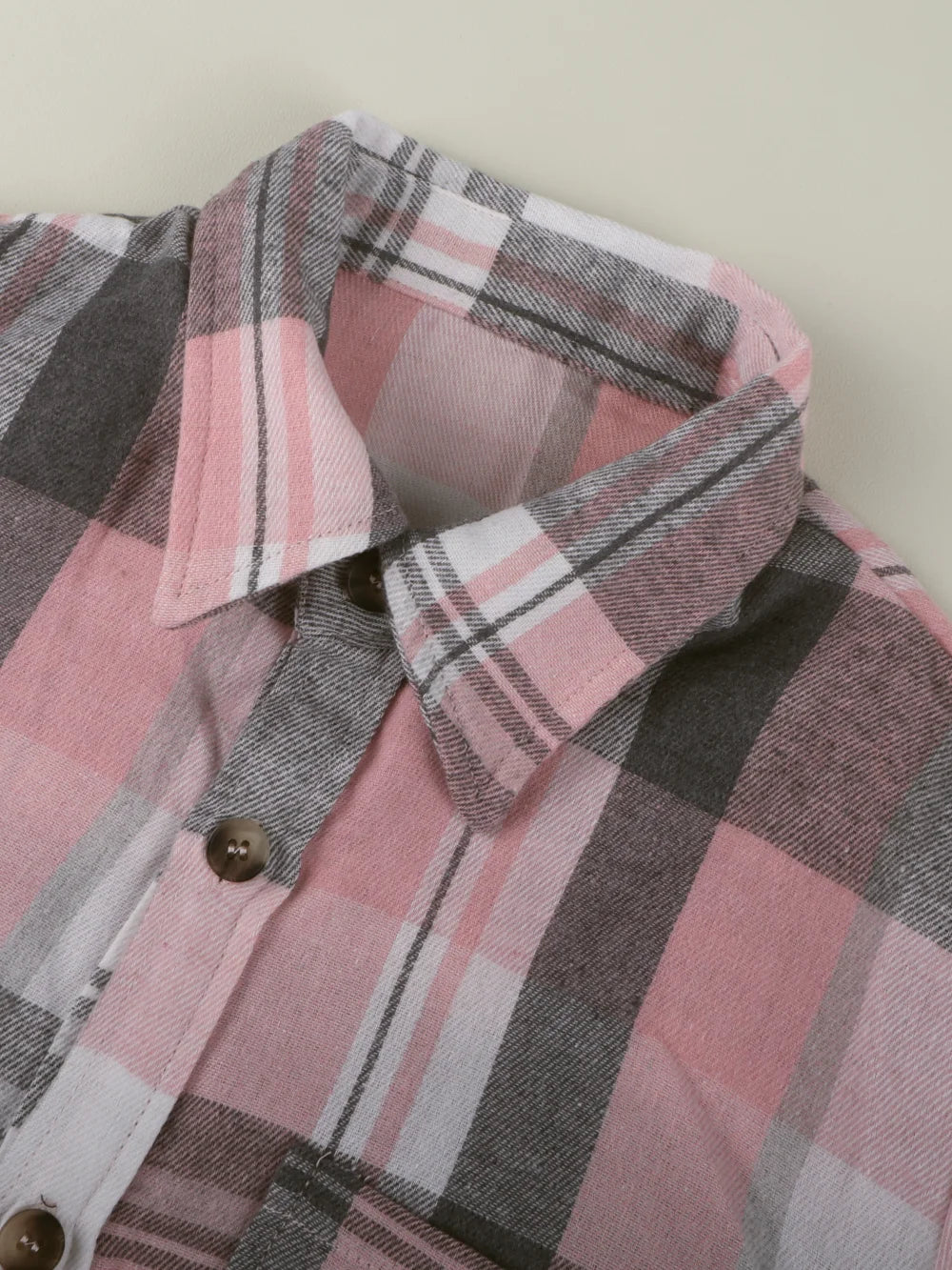 Loose Fit Plaid Shirt for Women Long Sleeve Casual Comfortable Autumn Winter Top