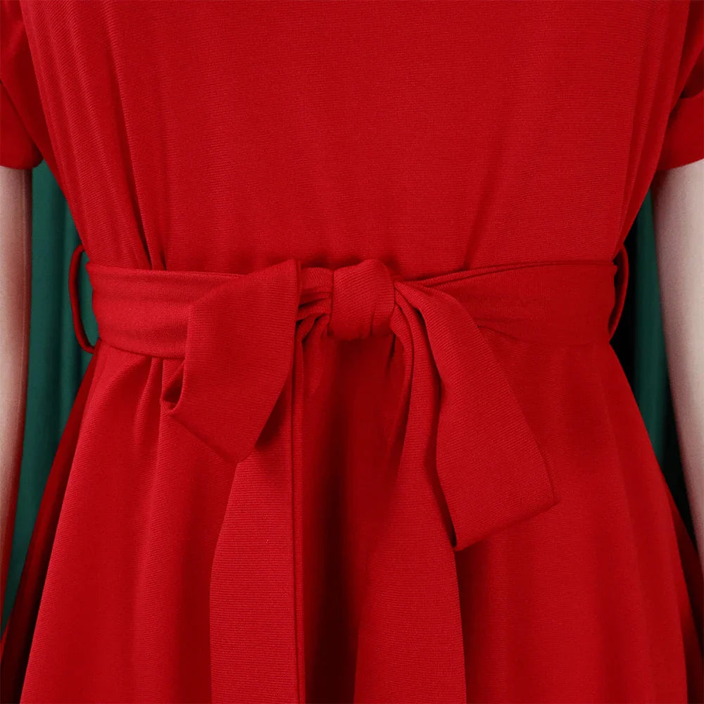 Women's Elegant 2 Piece Pants Set with Solid Blouse Short Sleeve O Neck and Long Trousers