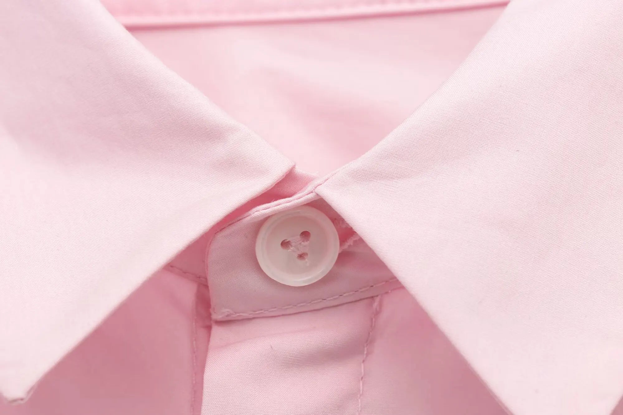 Women's Romantic Fluffy Poplin Shoulder Shirt Solid Color Versatile Fashion Top