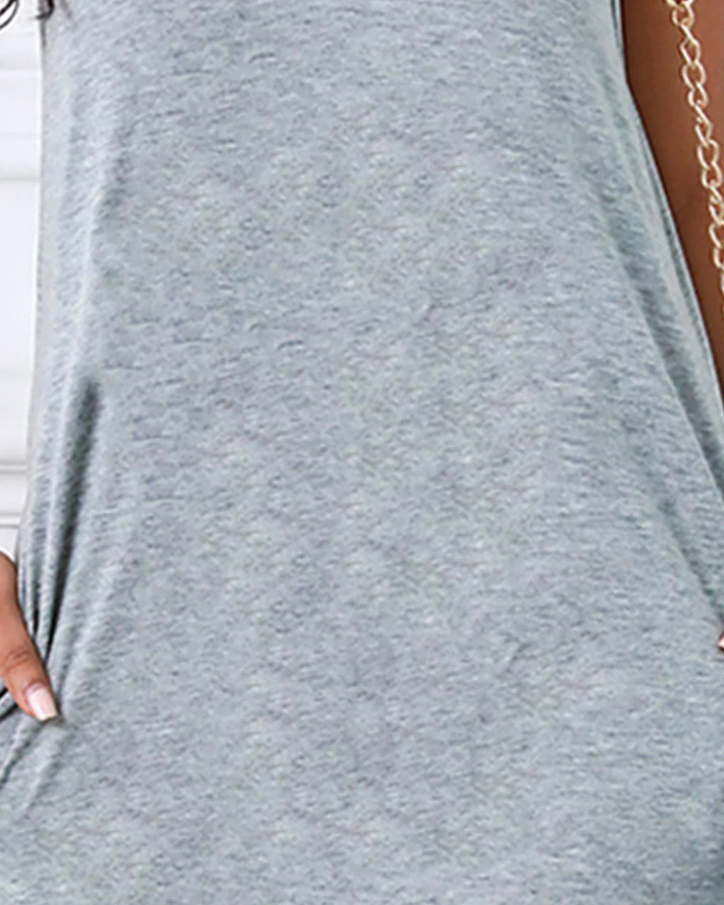 Women's Summer Letter Print Loose Vneck Pocket Dress