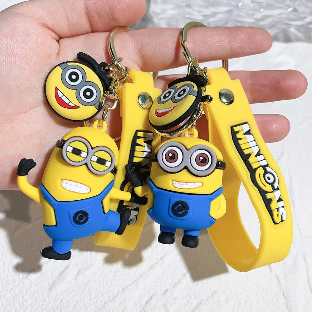 Kawaii Minions Keychain Pendant Creative Cartoon Bag Decoration Gift
