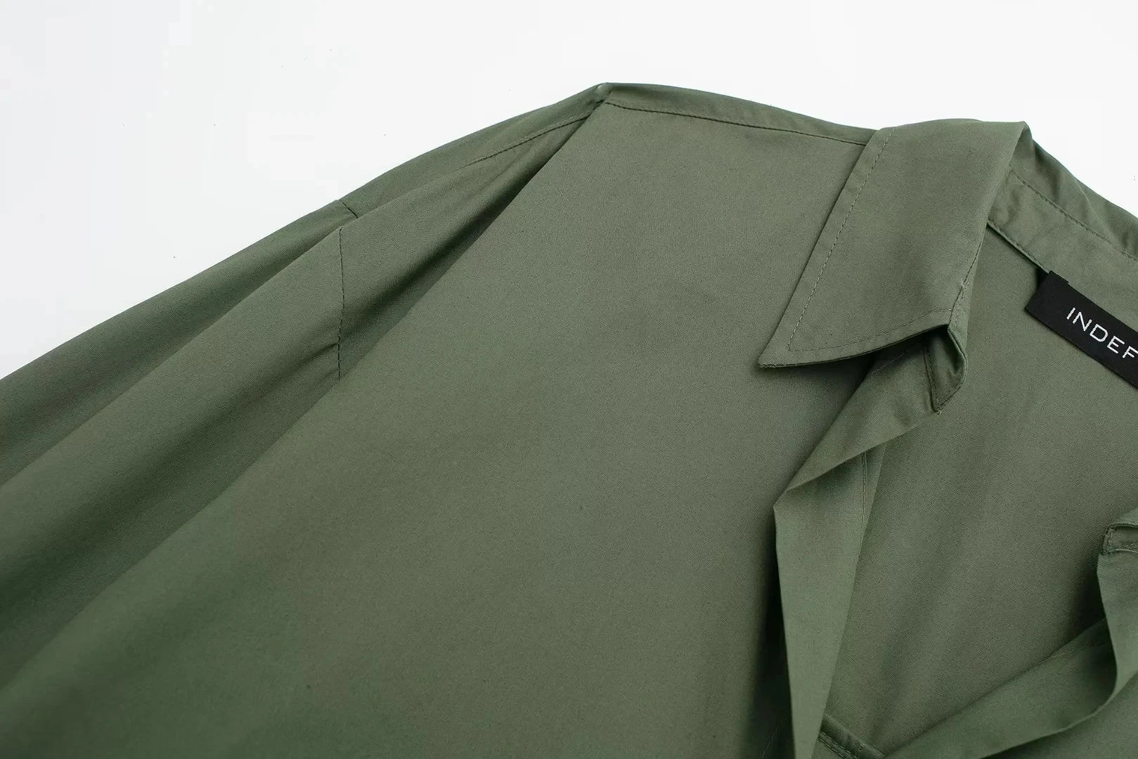 Women's Casual Striped Single Breasted Long Sleeve Lapel Blouse Elegant Solid Color Office Shirt Chic Top