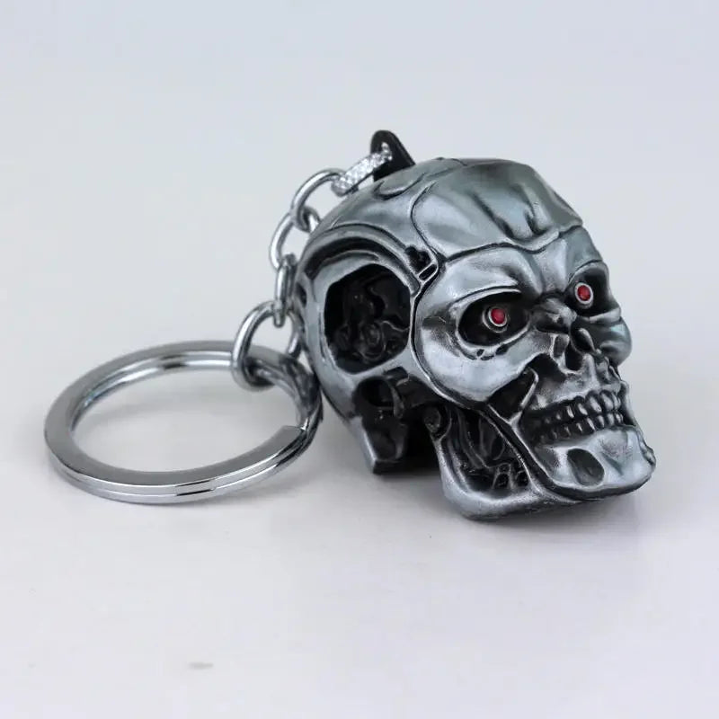 Vintage Skull Head Keychain Unisex Fashion Pendant Keyring Jewelry Car Accessory Gift