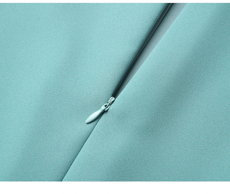 Embroidered Flare Dress For Women Office A Line Style