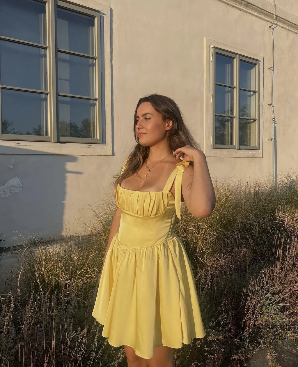 Summer Bow Bandage Mini Dress Women Strapless Bodycon Party