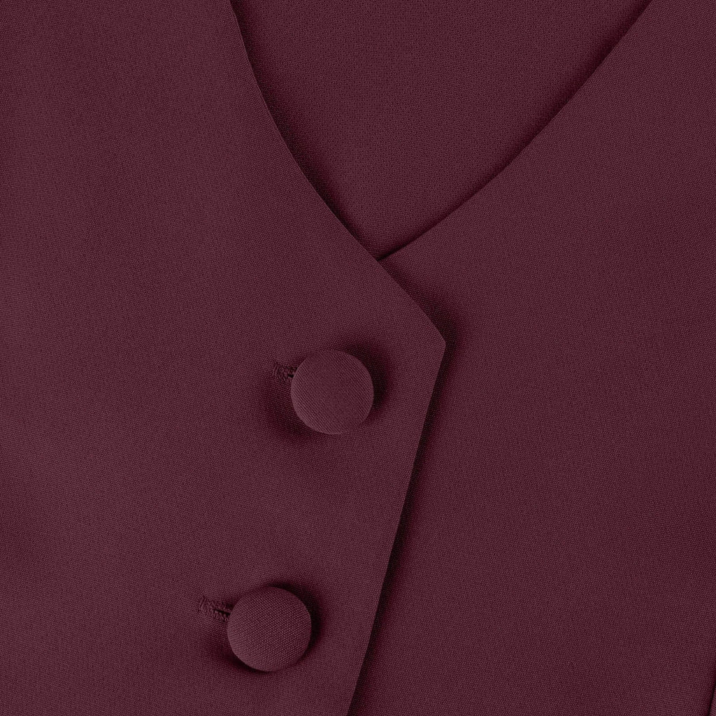 Sleeveless V-Neck Vest and Wide Leg Pants Suit for Women