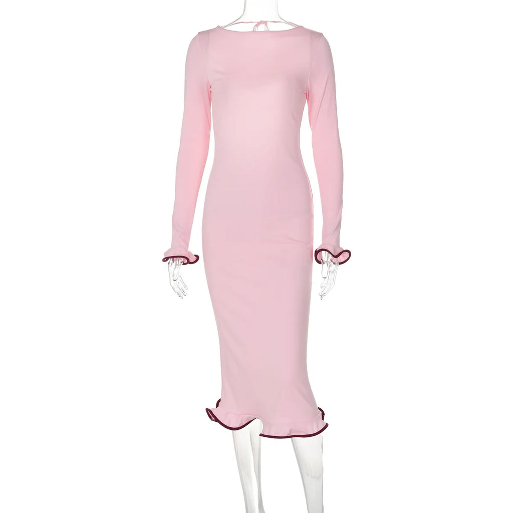 Sexy Tube Top Sleeveless Long Dress For Women Eveningwear