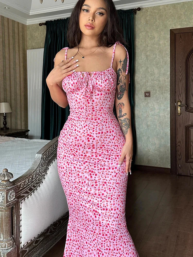 Elegant Women Evening Dress Bodycon Long Gown Summer