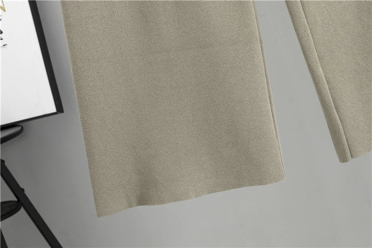 3PCS Women Casual Tracksuit Set with Solid Tape Patch Tank Top, Pants, and Coat