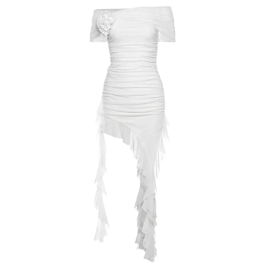 Elegant Bachelor Party Dress With Tassel Detail Evening