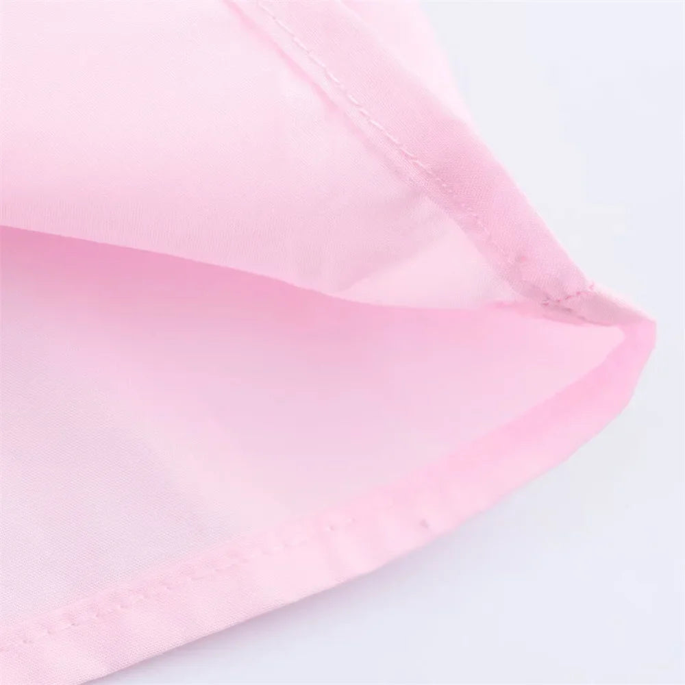 Women's Poplin Short Sleeve Shirt with Elegant Collar Buckle Detail Casual Lightweight Top for Spring and Summer