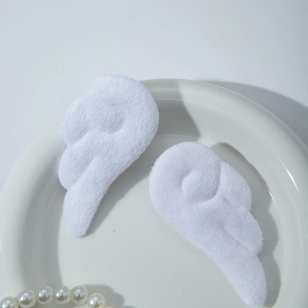 2Pcs Angel Wing Hair Clips Cute Plush Barrettes for Girls Party Wedding Birthday Accessories