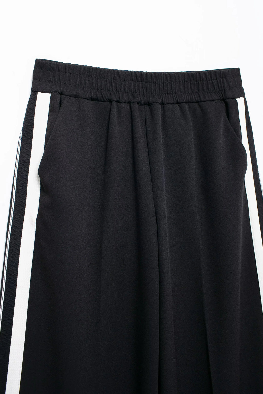 Women's Fashion Side Stripe Coat Pant Set with Long Sleeve Zipper Jacket and Elastic Waist Wide Leg Pants