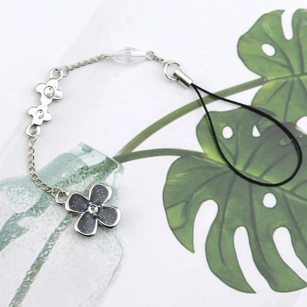 Kuronuma Sawako and Kazehaya Shouta Cosplay Keychain Kimi Ni Todoke Flower Pendant Phone Chain