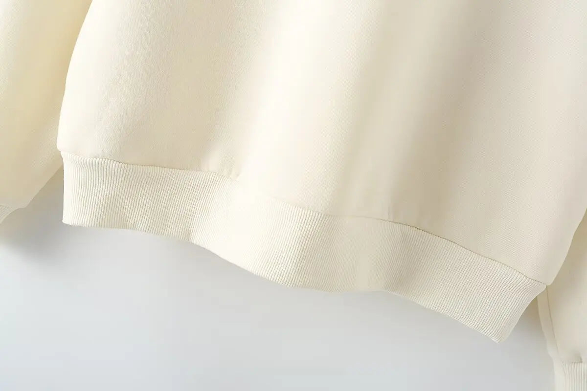 Chic Solid Hoodie and Wide Leg Trouser Set for Women with Elastic Waist and Lace-Up Detail Perfect for Casual and Commute Wear