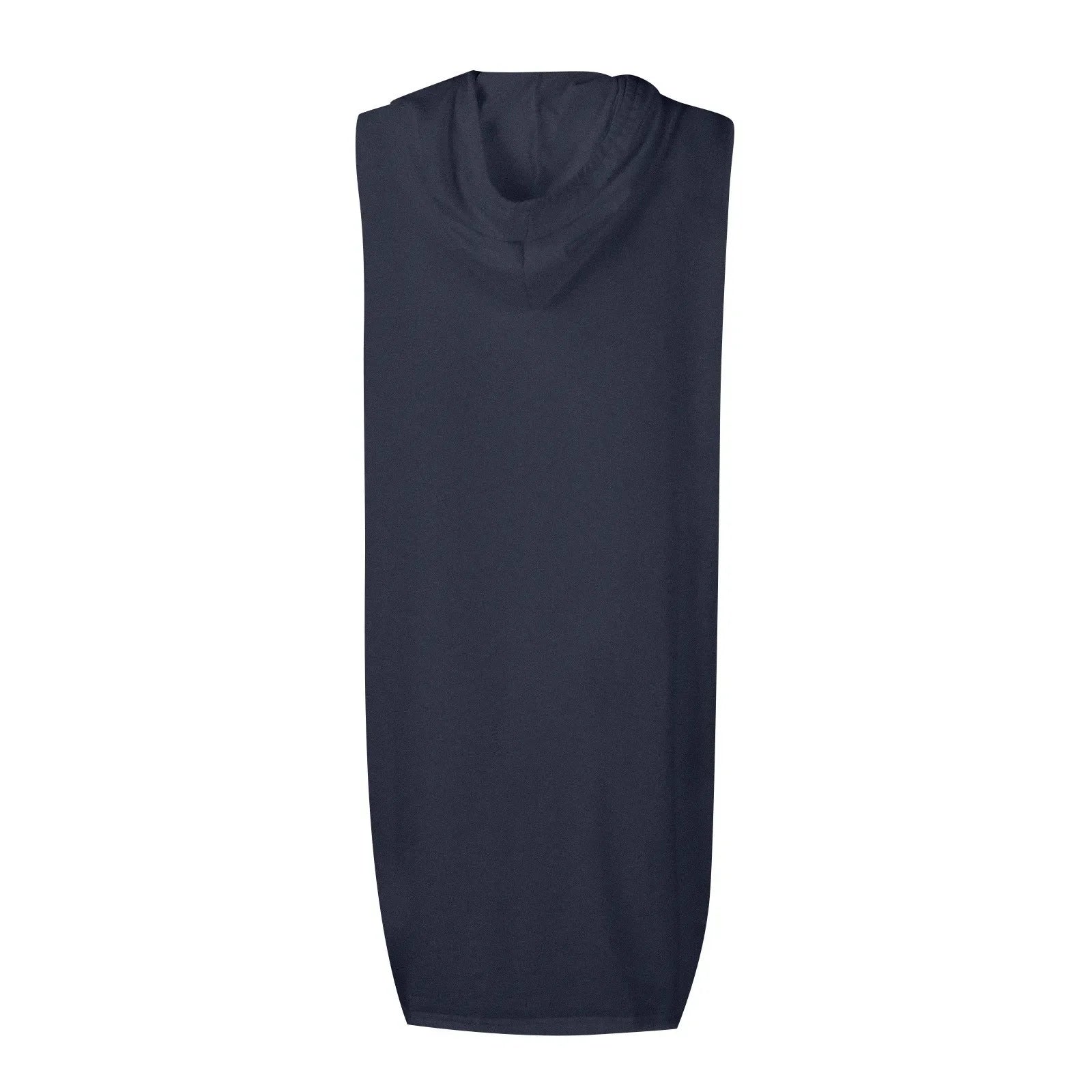 Womens Sleeveless Hoodie Dress With Drawstring Streetwear