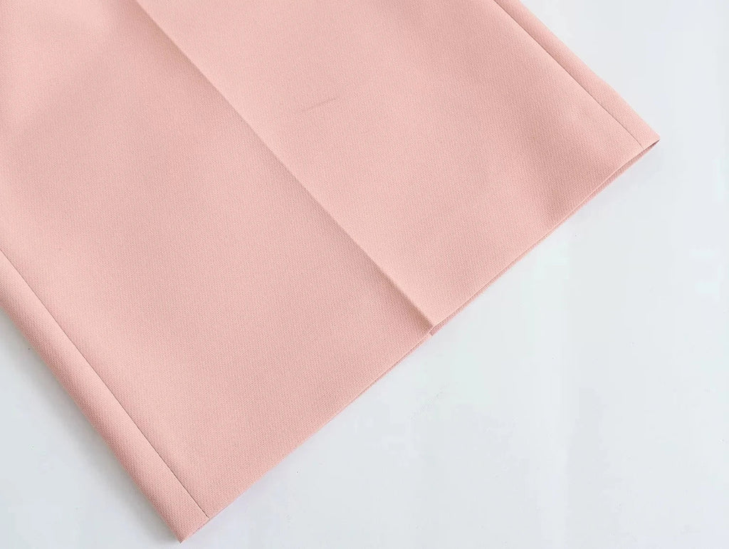 Casual Solid V Neck Sleeveless Vest and Wide Leg Pants Set for Elegant Summer Style