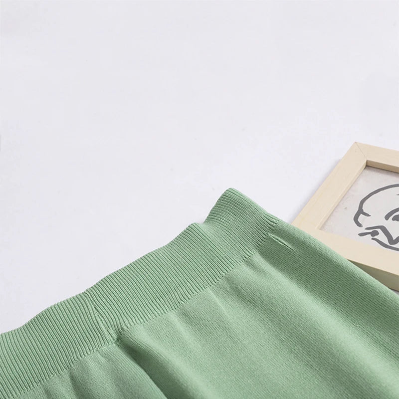 Women Casual Striped Sleeveless Pullover and Wide Leg Pants Two-Piece Set for Spring and Summer