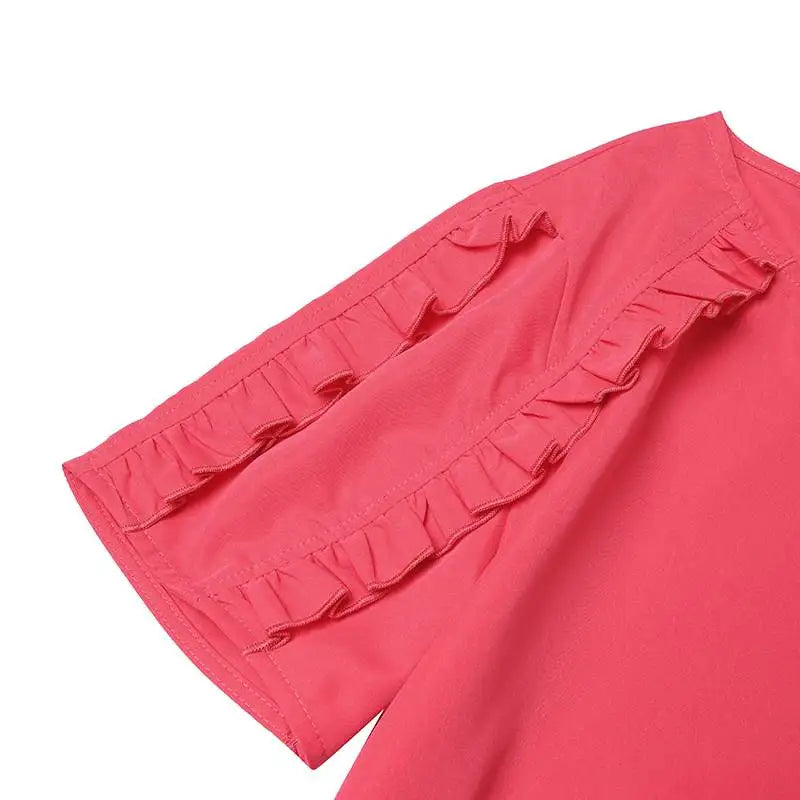 Womens Summer Sundress A Line Short Sleeve Casual Dress