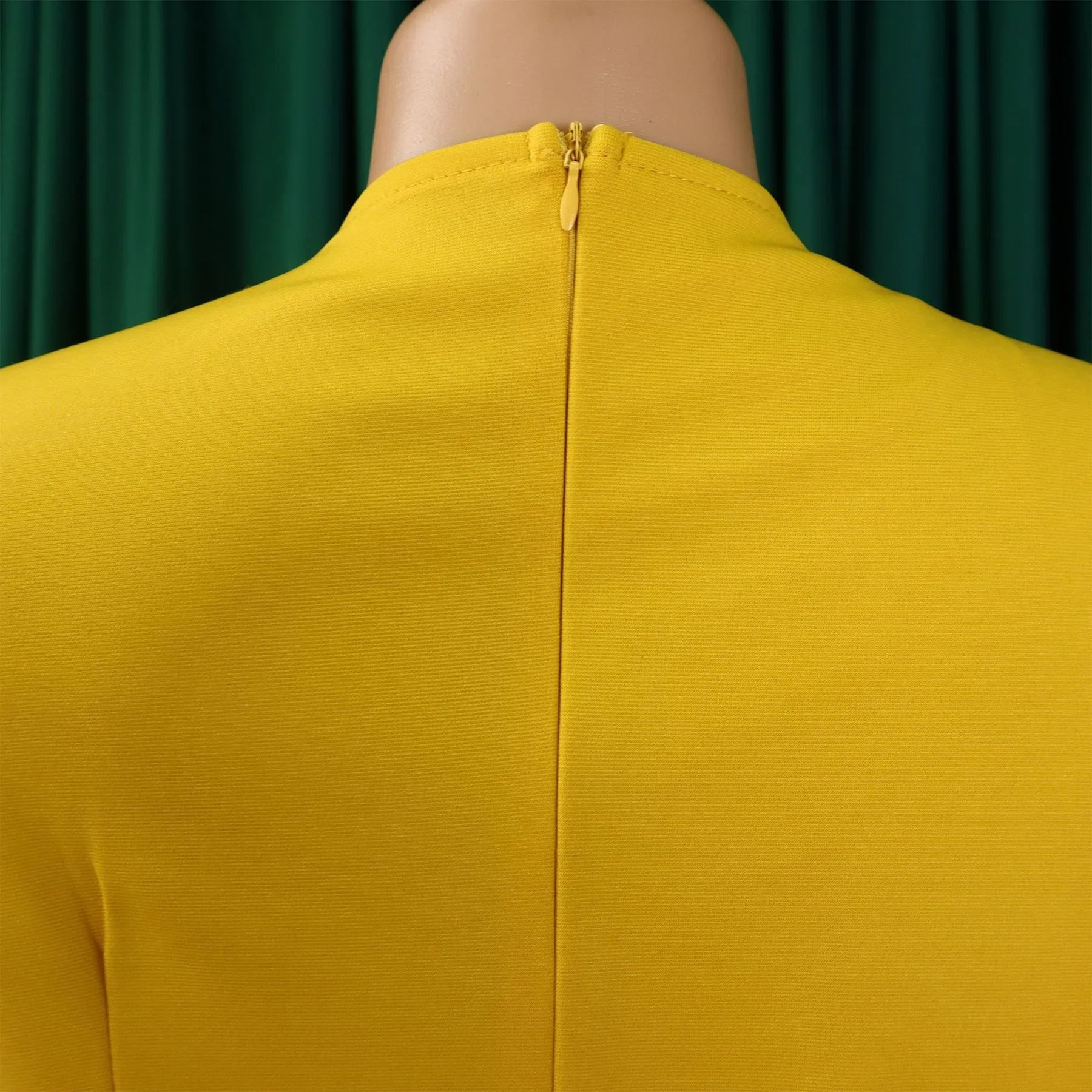 Women's Office Dress V Neck Solid Midi Formal Workwear