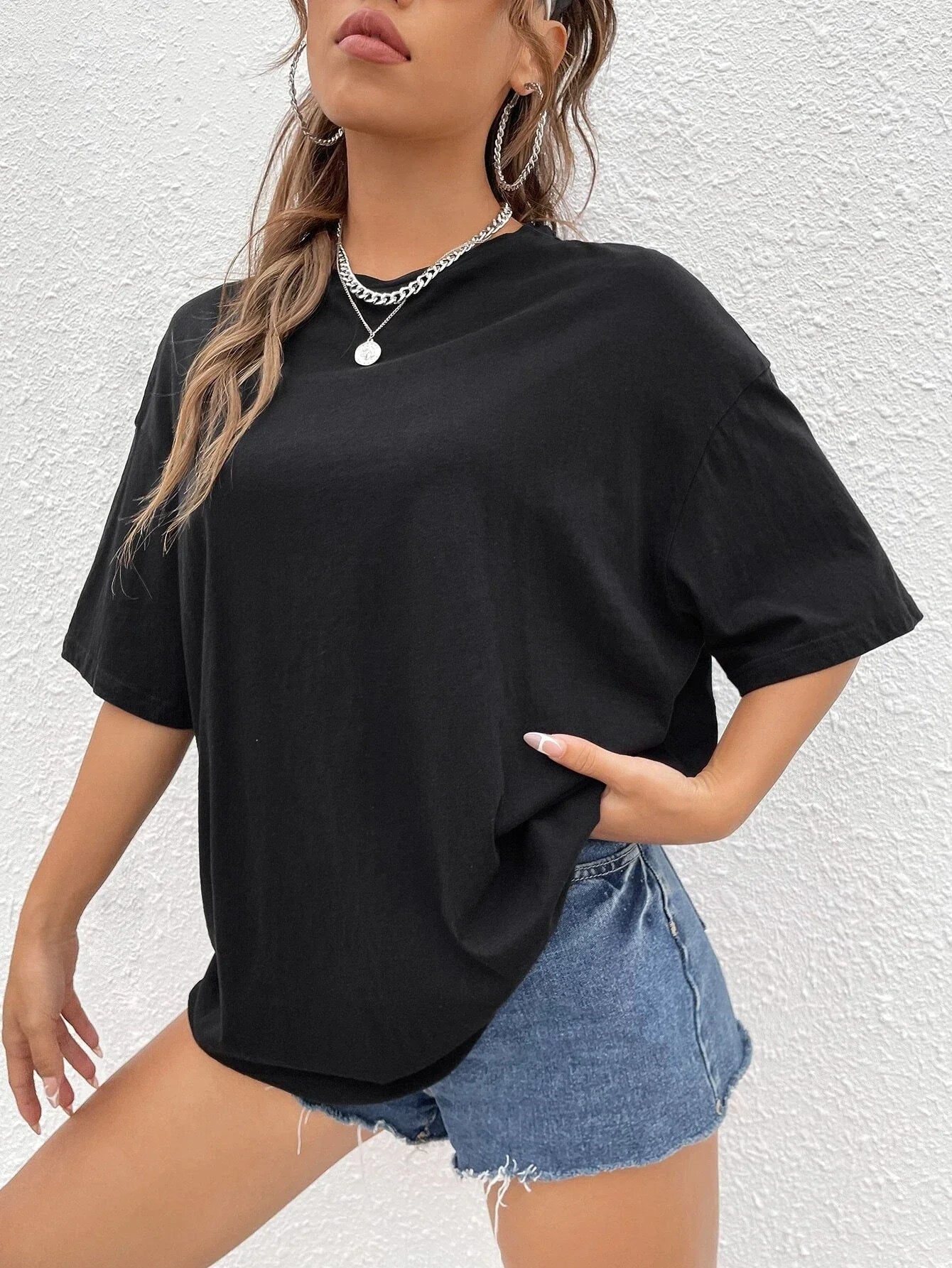 Sun And Moon Graphic Summer T-Shirt for Women Breathable Cotton Casual Short Sleeve O-Neck Tee