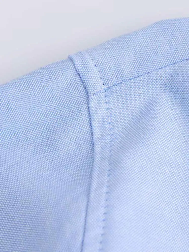 Women's Basic Short-Sleeved Lapel Shirt Simple Fashion Versatile Casual Top