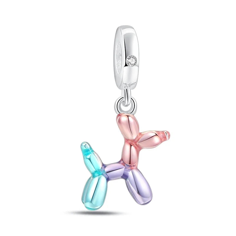 Fit Pantaro Peacock Cake Teeth Butterfly Crown S925 Silver Charms Beads Fine Jewelry for Women Gift