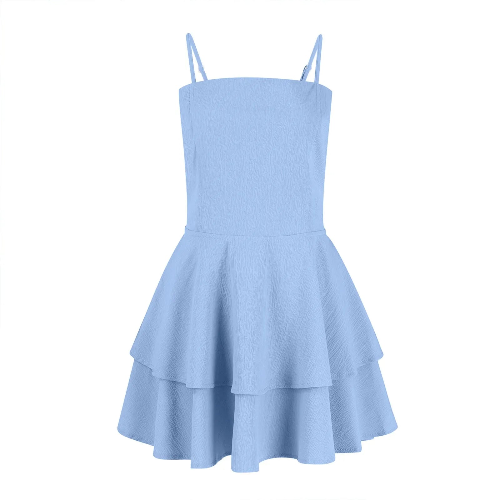 Backless Party Dress With Suspender Cake Skirt For Women
